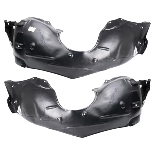 Image of TRQ Front Inner Fender Liner Set Compatible with 2018-2022 Honda Accord HO1248180 HO1249180