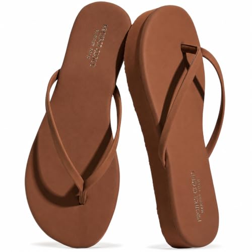 Image of Project Cloud Platform Sandals Women Memory Foam Flip Flops (ELEVATION) | Durable and Lightweight Non-Slip Sole Summer Thong Sandals - Platform Flip Flops for Women Everyday Comfort Daily.