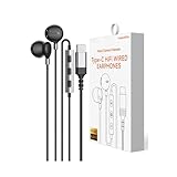 Ldabrye Kabelgebundene Gaming Kopfhörer mit klarem Klang und DREI Tasten Steuerung für immersive Spielkommunikation Halb In Ear Kopfhörer