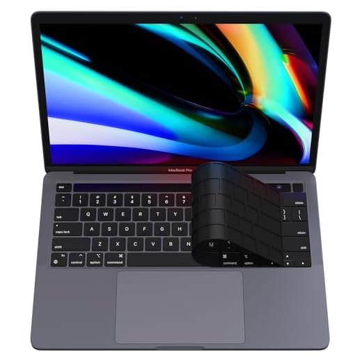 Soonjet Capa protetora TypeMaster para MacBook Pro de 13 polegadas M2 2023, 2022, 2021 2020 M1 A2338 A2289 A2251 e compatível com MacBook Pro 16 2020 2019 A2141 Touch ID Capa protetora (preto)