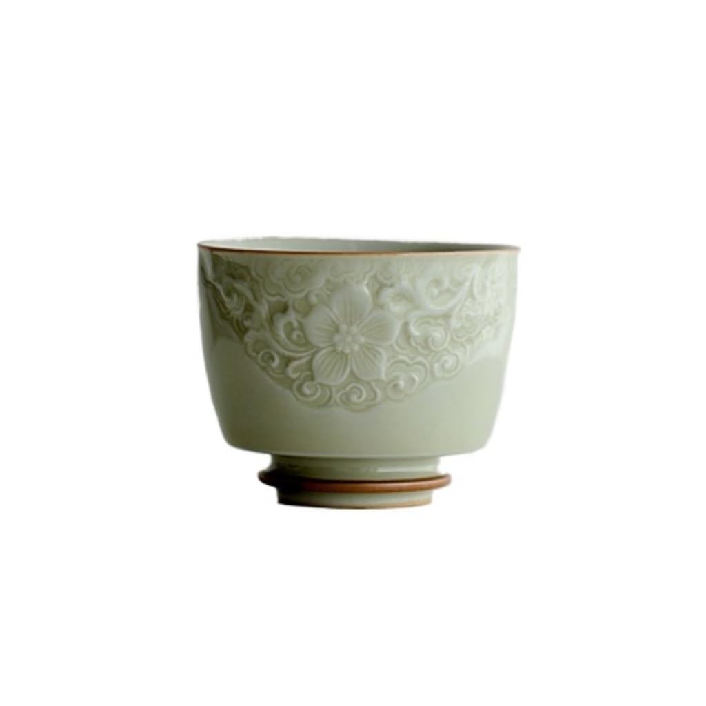 Matcha kubki tłoczony kubek hosta biuro picie herbaty kubek ceramiczny kreatywny kubek do herbaty bez uchwytu kubek do kawy zestaw do herbaty zaparzacz do herbaty kubek