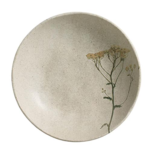 Conjunto C/ 6 Pratos Fundo Bio Stoneware Campestre Ø 22,5cm