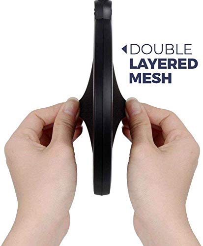 Image of blueberry Microphone Pop Filter For ALL Professional Microphone Dual Layered Wind Pop Screen With Flexible 360 Gooseneck Clip Stabilizing Arm