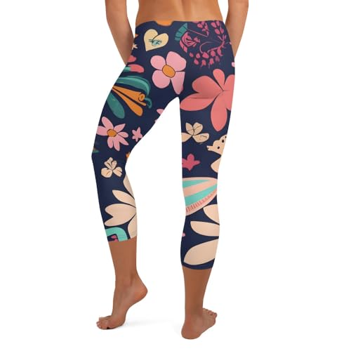 Capri leggings pour femmes stretch et confortables pour le sport