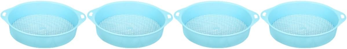 BESPORTBLE 4pcs Garden Soil Sifter Material Soil Mesh Sieve for Efficient Sifting of Stones Debris and Compost Your Garden Essential Tool for Planting and Landscaping