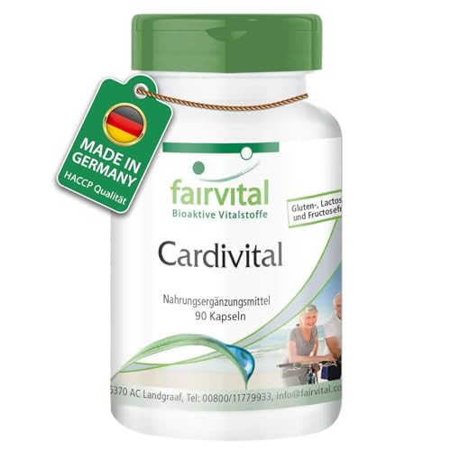 fairvital Cardivital Herzvitamine 90 Kapseln reichhaltiger Multivitamin & Multimineral Komplex ohne Vitamin K