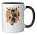 Ice Age Scrat Acorn Avalanche Ceramic Mug, Black/White