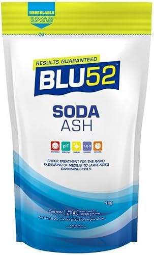 BLU52 Soda Ash pH Increaser for Swimming Pools and Spas 1 kg