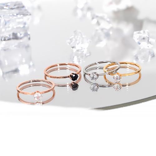 2ct Round Moissanite Engagement Ring for Women, Brilliant D Color VVS1 Clarity Classic Lab Created Diamond Solitaire Ring 18K White Yellow Rose Gold 6 Claw Knife Edge Moissanite Rings4