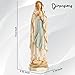 Rio Rain Blessed Virgin Mary Statue Catholic 11.5 Inchs - Our Lady of Lourdes Statue - Blessed Mother Statues - Virgen de Guadalupe Statues - Religious Gift - Catholic Home Decor