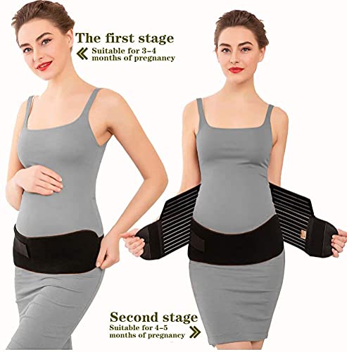 Faja de embarazo soporte abdominal y lumbar ajustable miniatura 6