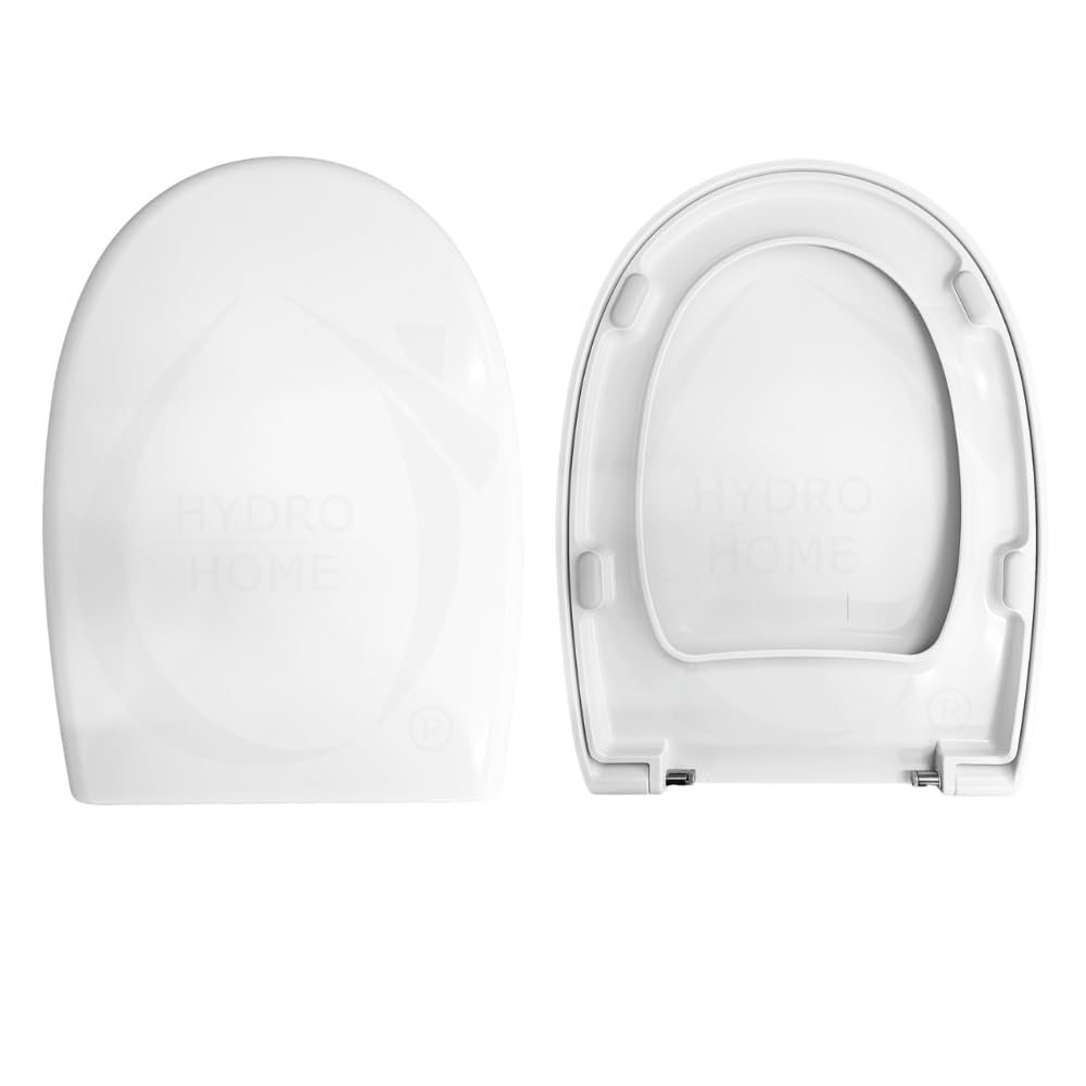 Copriwater Sedile Wc Loft Hidra Come Originale, In Plastica Termoindurente Avvolgente,Colore Bianco MADE IN ITALY