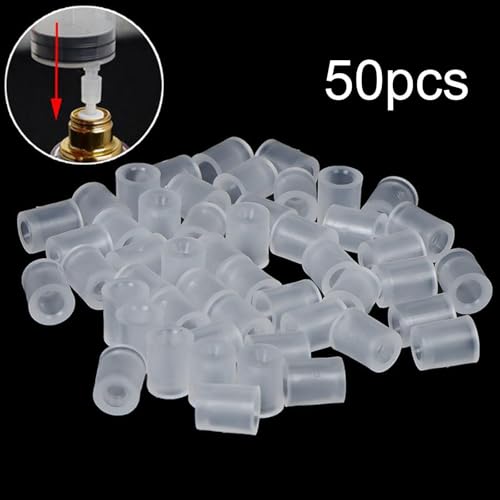 Image of 50 Pieces Perfume Refill Tools Perfume Dispenser Adapter Tools for Measuring