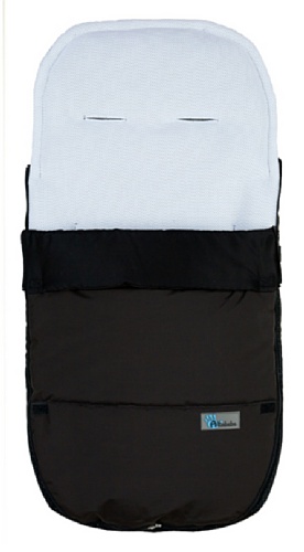 Altabebe AL2400SX - 02 Sommerfußsack Sympatex, schwarz-weiß