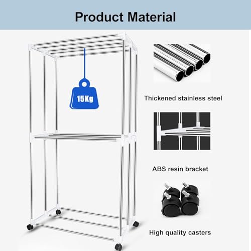 Portable Household Clothes Care Machine, Automatic Clothes Dryer Machine, 360° Heat Flow Circulation, with Time Setting Function