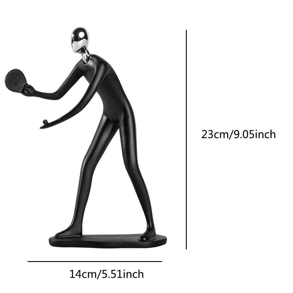 Nowoczesna minimalistyczna abstrakcyjna rzeźba kreatywna rzeźba do domu, figurka dekoracyjna statuetka prosta figurka ludzi statuetka ozdoba rzeźba sportowiec sztuka wystrój domu i biura, rocznica
