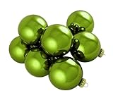 Seasons Designs Club Pack of 36 Shiny Green Apple Glass Ball Christmas Ornaments 2.75" (67mm)