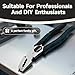 Industrial-Grade Multi-function Cutting Pliers & Nail Puller Tool - High-Leverage Lineman Tools for Electricians with Wire Strippers, Crimpers & Heavy-Duty Cutter (1 Pcs)