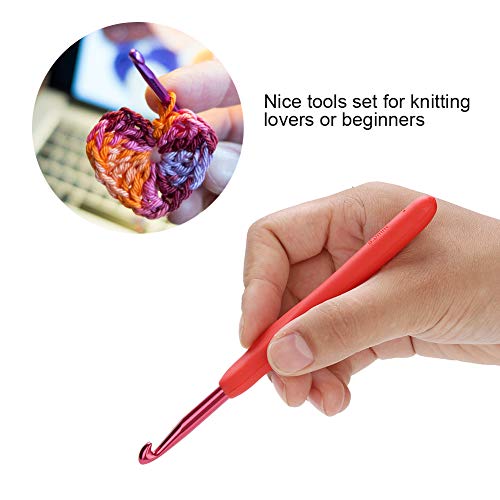 Kit De Crochê Conjunto De Ganchos De Crochê De Plástico, Gancho De Crochê Ergonômico, Agulhas De Cro