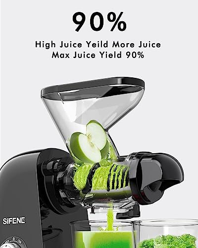 Masticating Juicer with Wide Chute