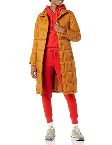 Amazon Essentials Women's Lightweight Quilted Longer Length Coat, Tan, X-Large #TOP10
