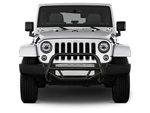 Image of Black Horse Max T Bull Bar Textured Black Compatible with 2010-2017 Jeep Wrangler-MBT-MJ103