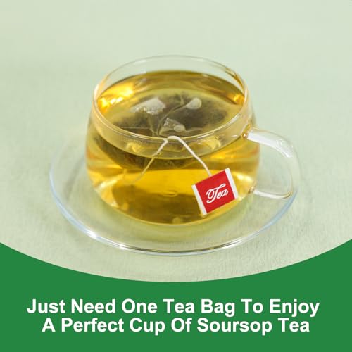 TEARELAE - Soursop Leaves Tea - 1.5g x 50 Count - 100% Pure Soursop Graviola Leaves Tea Bag - Country of Origin Thailand - Support Digestion & Rich In Nutrients