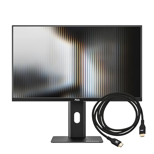 Image of Pixio PX258 Hayabusa 24.5 inch 400Hz FHD 1080p Fast IPS Panel 1ms GTG Gaming Monitor with Black HDMI 2.1 Cable Ultra Certified Ultra High Speed 6FT 8K 60Hz 4K 120Hz Nylon Braided