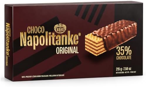 Napolitanke Chocolate Coated, 215g/7.58oz