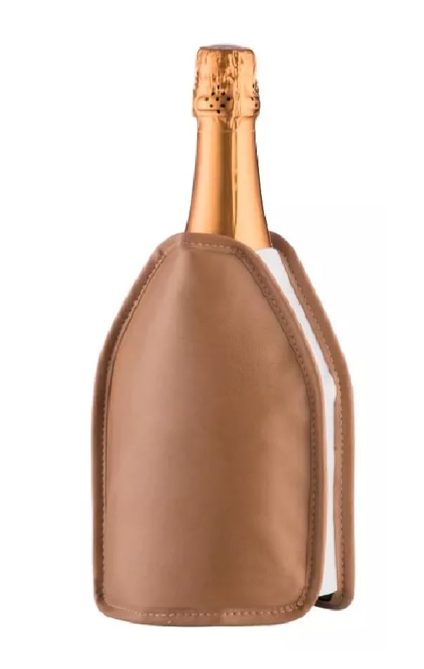 Cooler Térmico Bolsa Térmica com Gel para Vinho Espumante Brasil do Vinho (Nude)