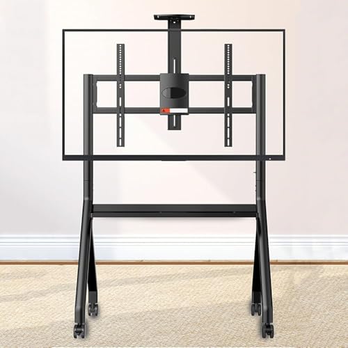 Soporte móvil ajustable para pizarras y TVs con ruedas miniatura 6