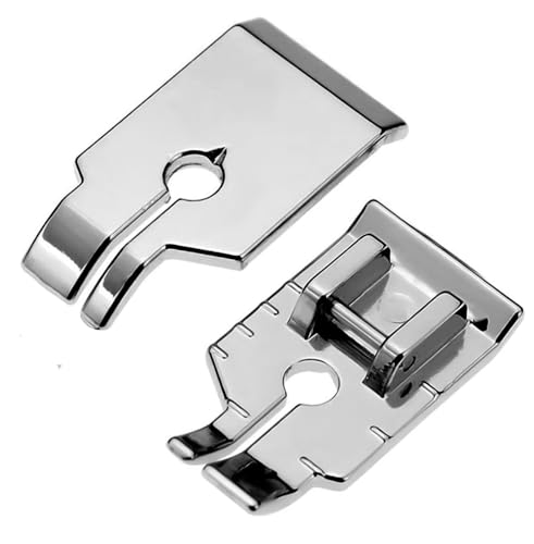 2 Piezas Pieza Prensatelas 1/4 Pulgada para Máquinas de Coser miniatura 3
