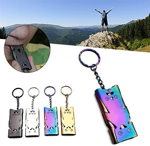 Gwizdek Ratunkowy, 4 Szt. Głośny, 180db, Potrójna Tuba, Wodoodporne Gwizdki EDC, Gwizdek Górski Na Kemping, Piesze Wycieczki, Trening Sędziowski Dla Psów, Gwizdek Survivalowy,5,7 X 2,7 Cm,outstand