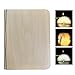 Produktbild Nachttischlampe 3 Farben ändern LED Nachtlicht Nachttischlampe Buch Licht USB wiederaufladbare faltbare Holzbuch Form 3D Schreibtischlampe,White,M16.5x12.5x2.5cm