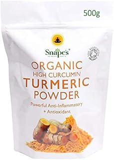 Organic Turmeric Powder 500g - 6% Curcumin - Double Strength - 100% Pure - 100% Natural