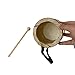 Solid Wood Hand Drum Portable Percussion Instrument Natural Finish Rhythm Companion with Deep Tone for Stage Performance Acoustic Sessions Meditation Rhythm and Studio Sound Use