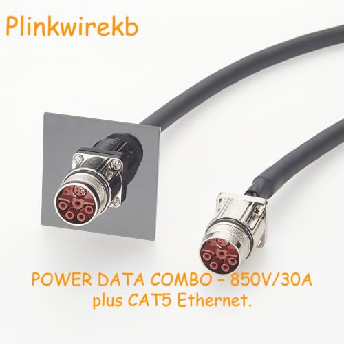 Conector híbrido M23 para datos y energía: evite interferencias en montaje de paneles 3