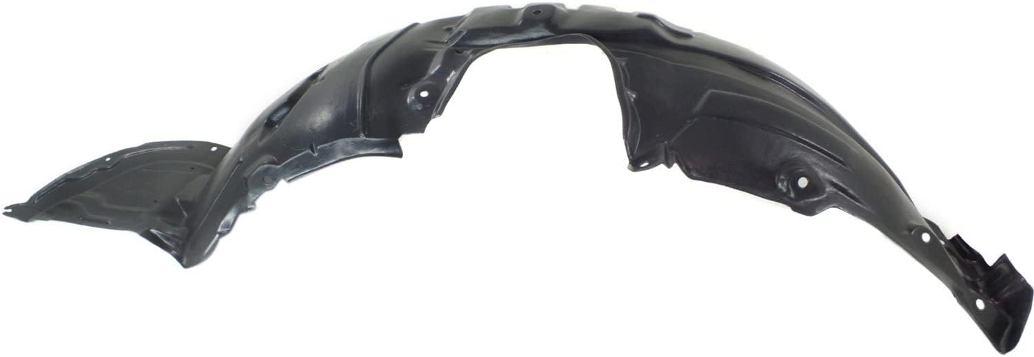 Evan Fischer Fender Liner Front, Driver and Passenger Side Compatible with 2010-2013 Mazda 3, 2010 3 Sport & 2012-2013 3 Sport Plastic Material, Set of 2, (2) Fender Liners - MA1249139, MA1248139