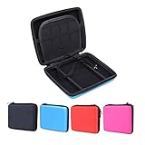 HAO HONG Travel Carrying Case Protective Carrying Case 2DS Case with Wrist Strap for Nintendo 2DS (2DS Red)