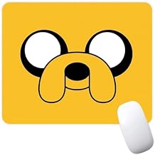 Jake The Dog Finn Come Along with Me Adventure Time Cartoon Animated TV Show Non-Slip Mousepad Gaming Computer Mouse Pad Gaming Desktop Laptop Mouse Pad with Stitched Edge 7.1 x 8.7 inches