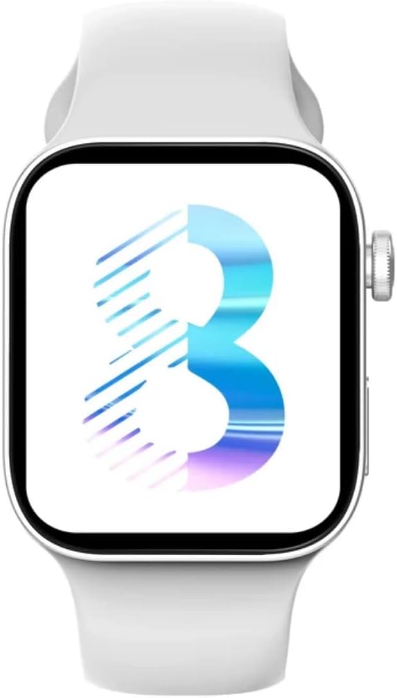 Hi WATCH Smartwatch i8 2023 1.75-Inch Full Screen Wireless charging touchscreen Bluetooth Multifunction Tracker With GPS Hiwatch App Ip68 Waterproof Smart Watch (White)