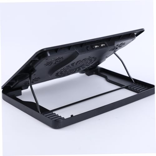 Base para laptop con 5 ventiladores SEWACC negro miniatura 2