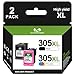 Produktbild Economink 305XL Patronen Kompatibel für HP 305 Druckerpatronen, 305XL Schwarz und Farbe für DeskJet 2700 2720 2720e 2710 2710e Plus 4120 4120e 4100 Envy 6032 6020 6020e 6022 Pro 6400 6420e (2er Pack)