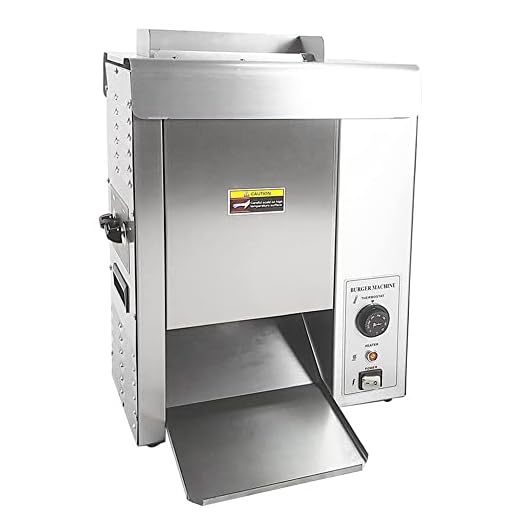 MNSRRN Máquina de envase de Secado de Cadena de calefacción Totalmente automática, máquina de Paquete de Secado Vertical Comercial, tostadora de tostadora de Hamburguesas, Calentador de Pan