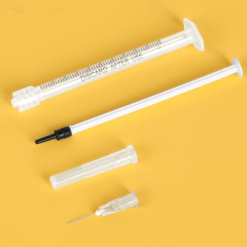 24 Pack Luer Lock Syringe 1ml With 27Ga 1/2 Inch Needle - Disposable Syringes With Sharp Needles - Individually Sealed, Sanitized Set for Refilling Liquid, DIY - Thumbnail 5