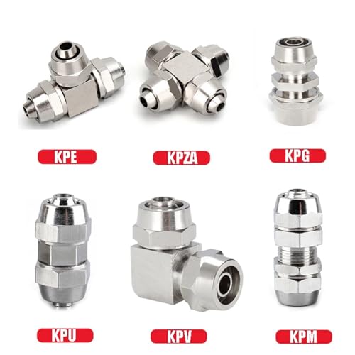 Conector rápido KPM de 8mm para mangueras neumáticas y tubos de aire 4
