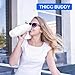 Frost Buddy Thicc Buddy - 40 oz Stainless Steel Vacuum Insulated Tumbler with Lid and Straw for Water - Travel Mug Cupholder Friendly - Gifts for Women Men Him Her (Black Leopard)