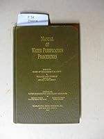 Manual of Water Purification Procedures (Prepared for corps of Engineers, U.S. Army. Combined with Water Purification for Plant Operators) B000KBOLAO Book Cover