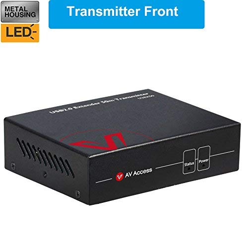 AV Access High Speed 4-poorts USB-extender via Cat5e/6 tot 480Mbps, 4 × USB 2.0 Ondersteunt 2 USB-webcamera's synchroon… - Image 6