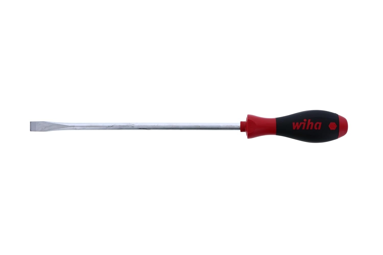 Wiha 30236 Slotted Screwdriver with SoftFinish Handle, 12.0 x 250mm